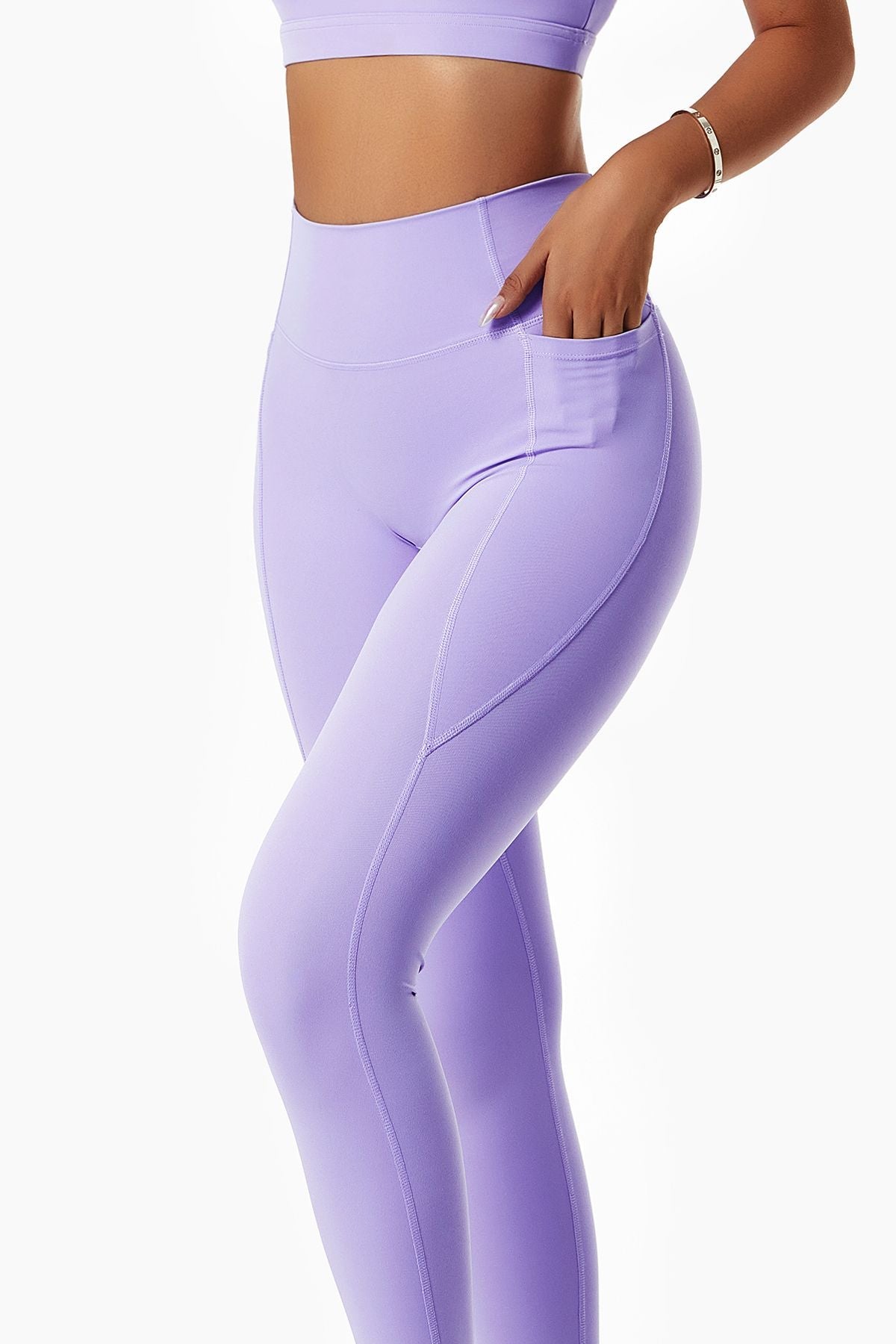 High Waist Multi-Sport Leggings with Pockets by bornfocus