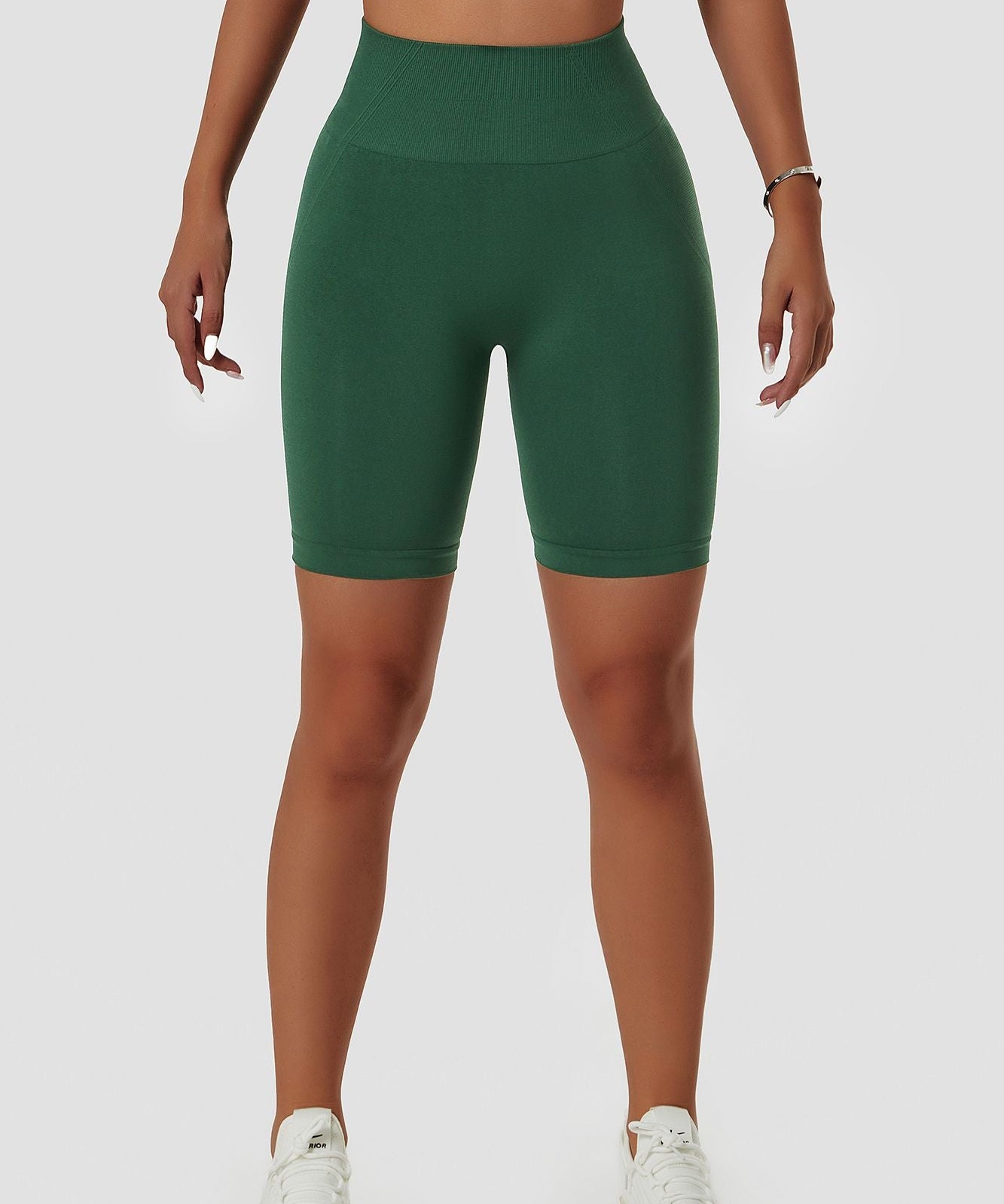 Seamless High Waist Scrunch Biker Shorts by bornfocus