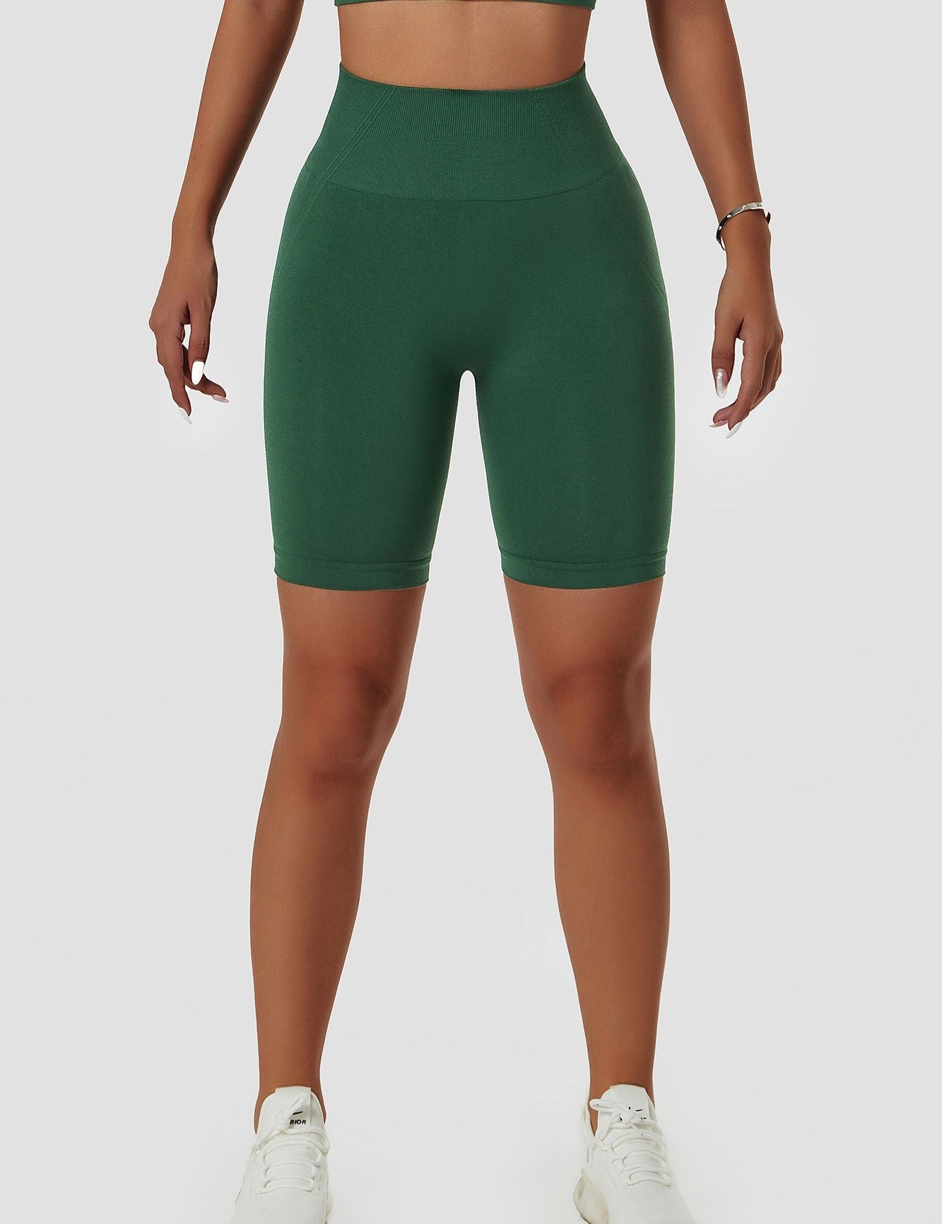 Seamless High Waist Scrunch Biker Shorts by bornfocus