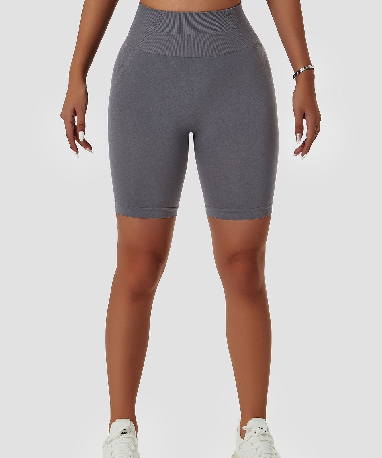 Seamless High Waist Scrunch Biker Shorts by bornfocus