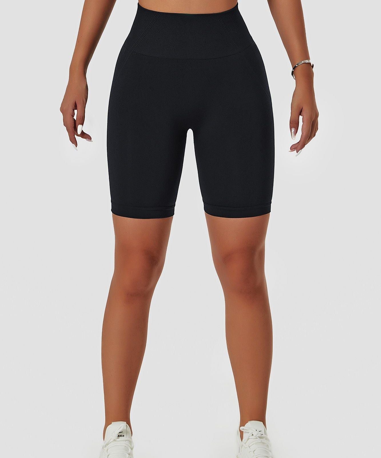 Seamless High Waist Scrunch Biker Shorts by bornfocus