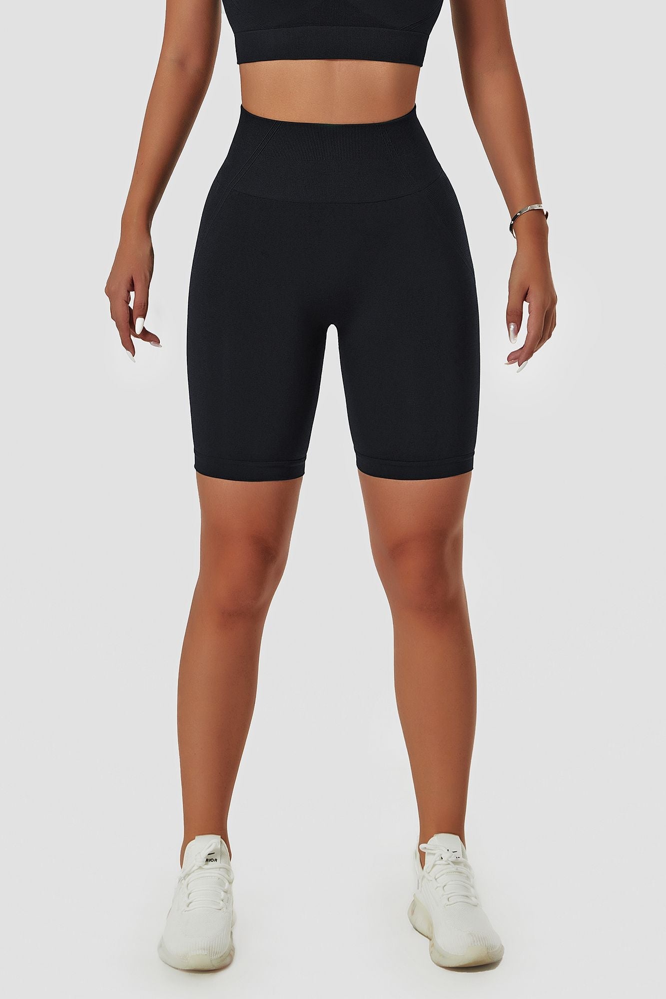 Seamless High Waist Scrunch Biker Shorts by bornfocus