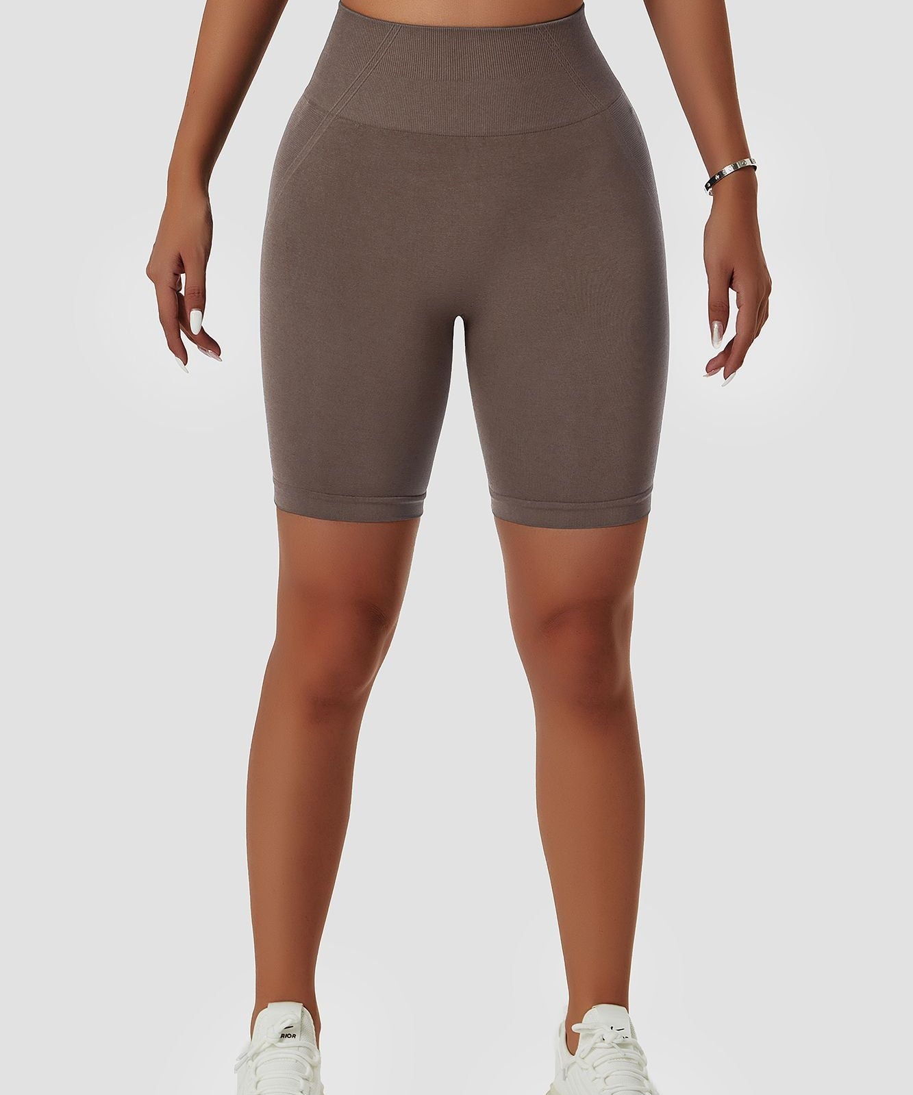 Seamless High Waist Scrunch Biker Shorts by bornfocus