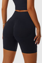 Seamless High-Waist Scrunch Butt Shorts by bornfocus