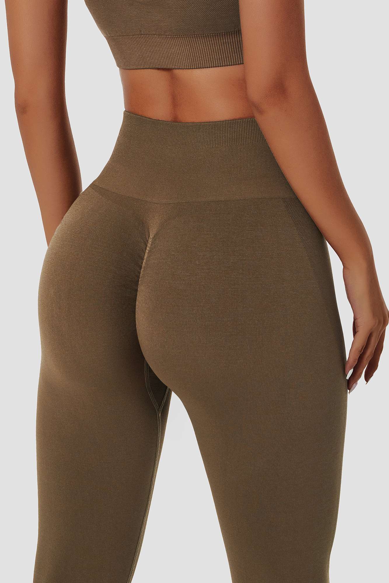 Seamless High-Rise Scrunch Butt Leggings by bornfocus