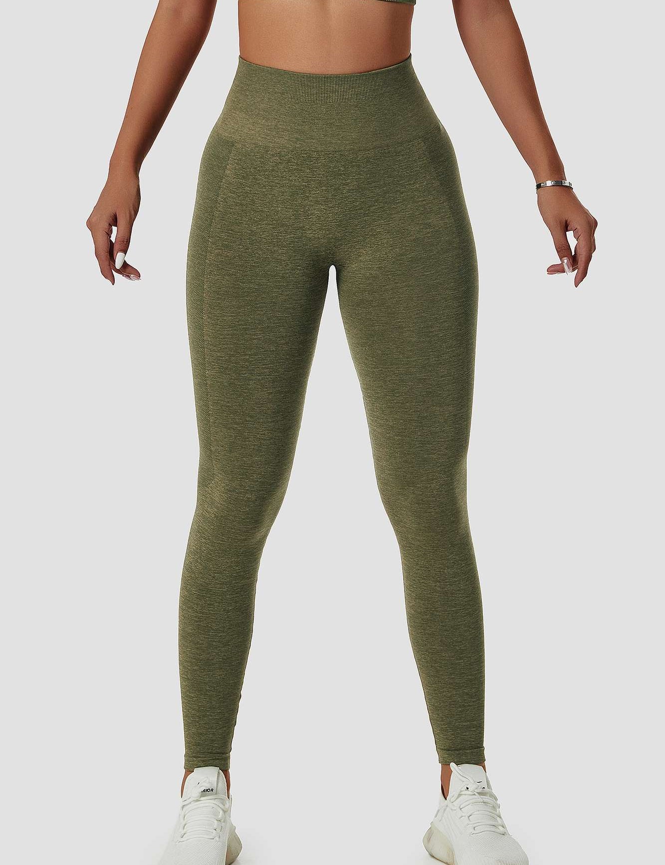 Seamless High-Rise Scrunch Butt Leggings by bornfocus