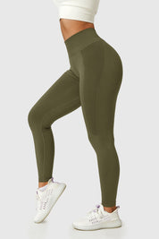 Seamless High-Rise Scrunch Legging by bornfocus