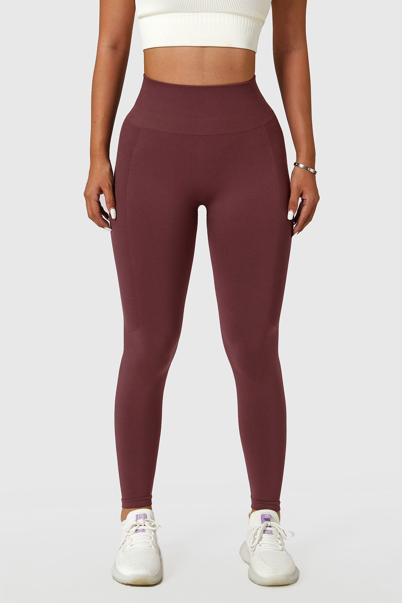 Seamless High-Rise Scrunch Legging by bornfocus