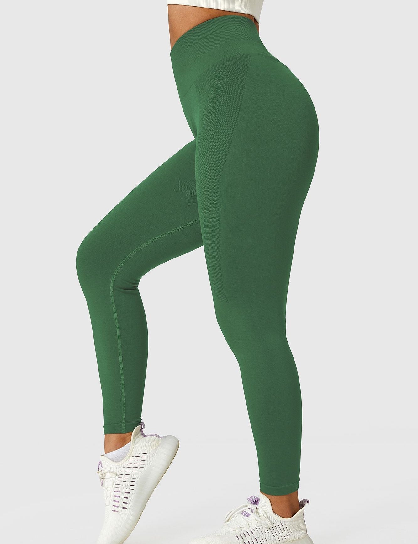 Seamless High-Rise Scrunch Legging by bornfocus