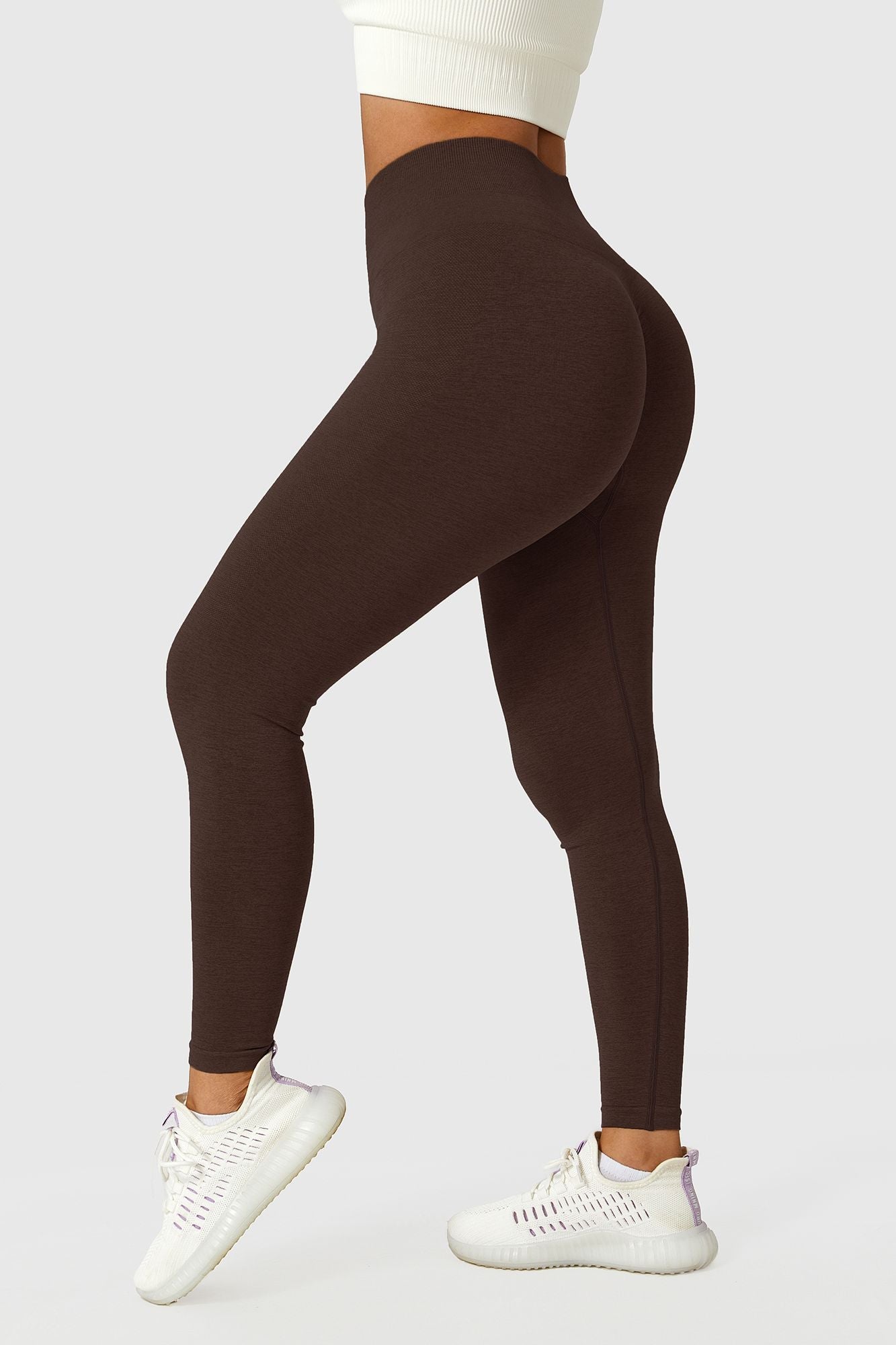 Seamless High-Rise Scrunch Legging by bornfocus