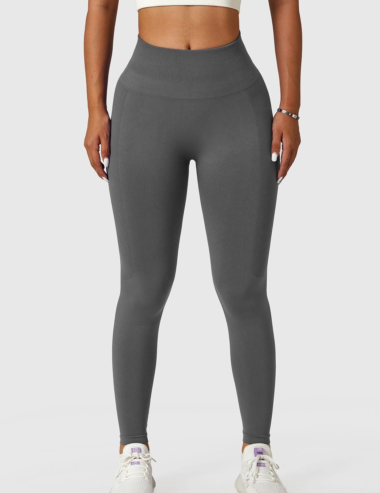 Seamless High-Rise Scrunch Legging by bornfocus