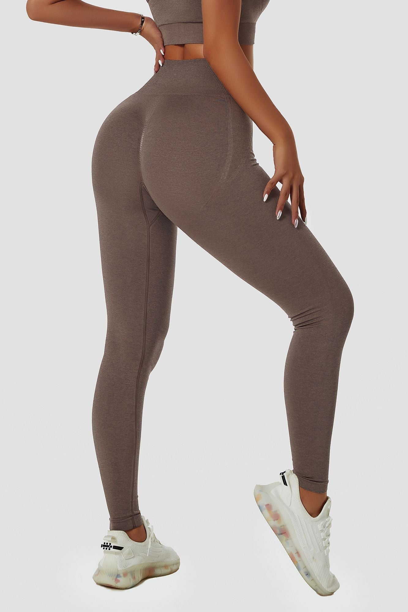 Seamless High-Rise Scrunch Butt Leggings by bornfocus