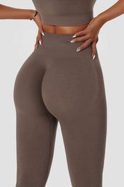 Seamless High-Rise Scrunch Butt Leggings by bornfocus