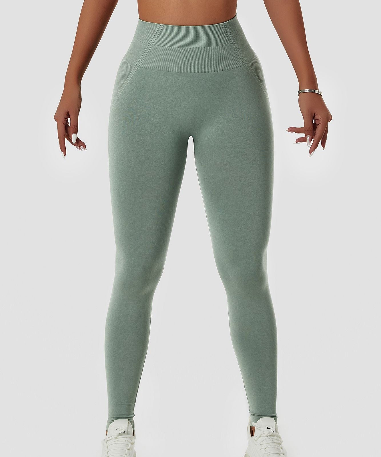 Seamless High-Rise Scrunch Butt Leggings by bornfocus