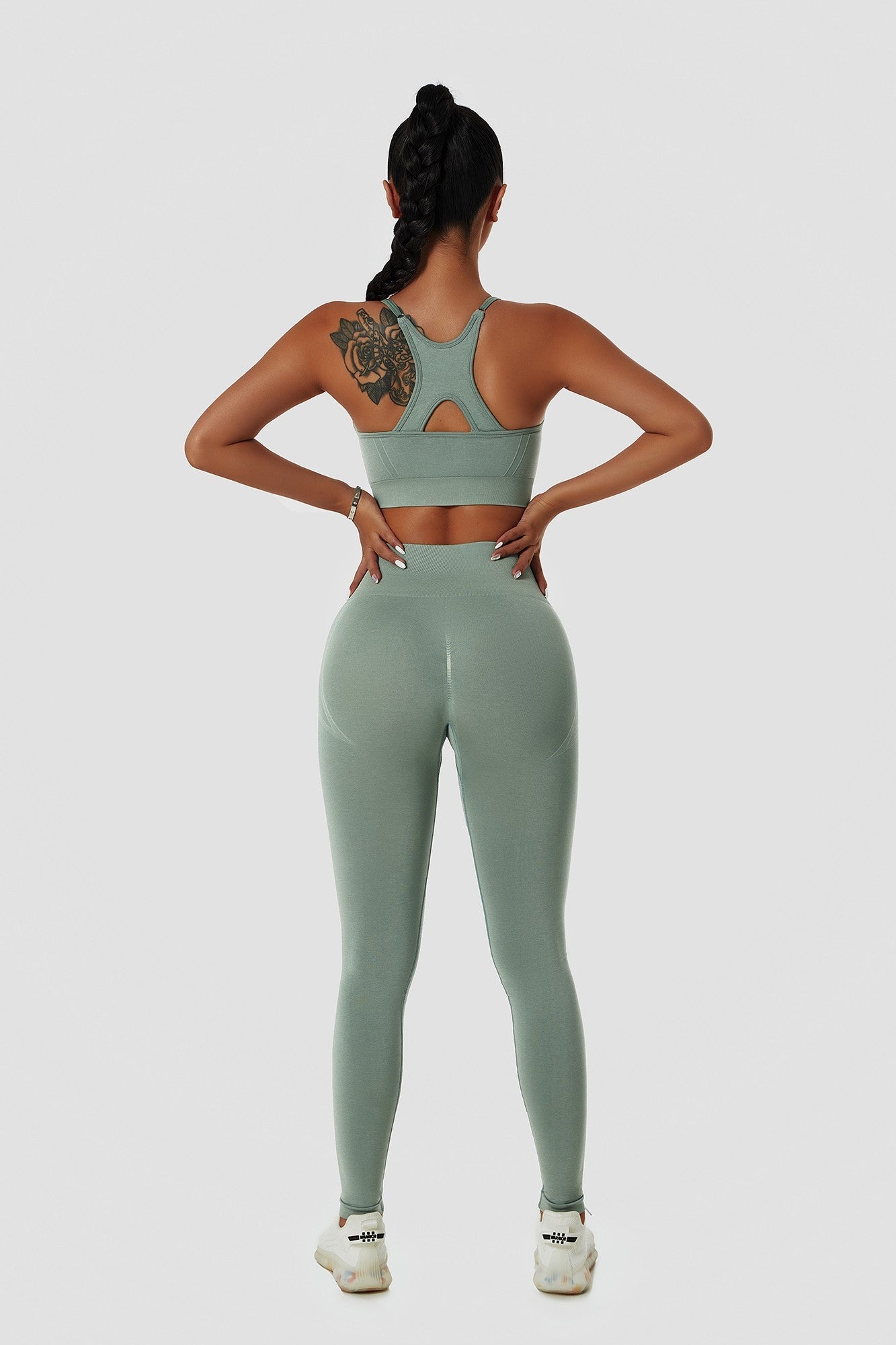 Seamless High-Rise Scrunch Butt Leggings by bornfocus