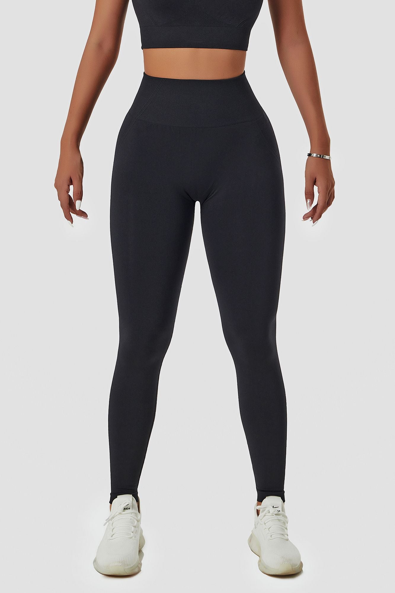 Seamless High-Rise Scrunch Butt Leggings by bornfocus