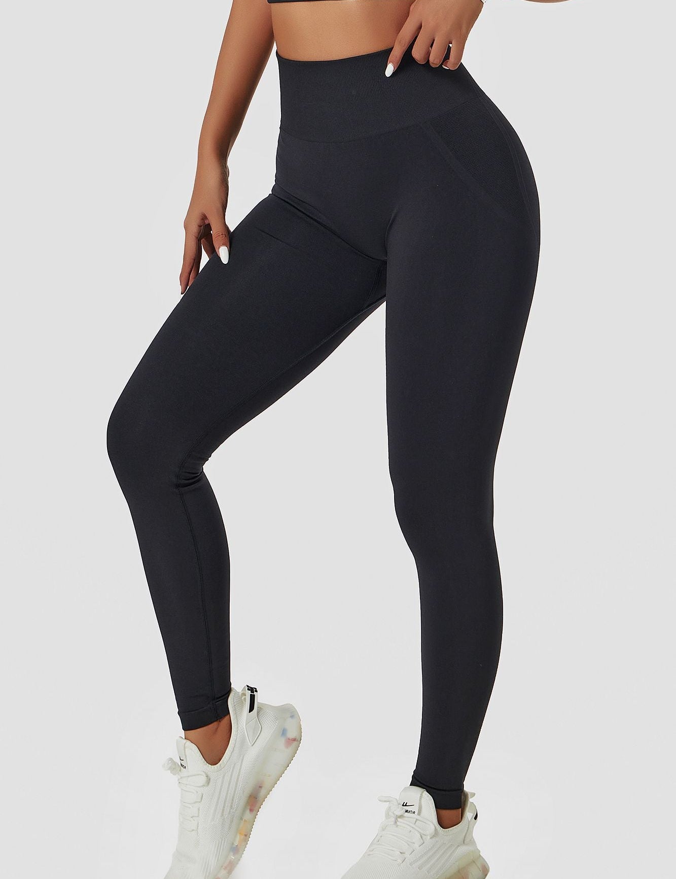 Seamless High-Rise Scrunch Butt Leggings by bornfocus