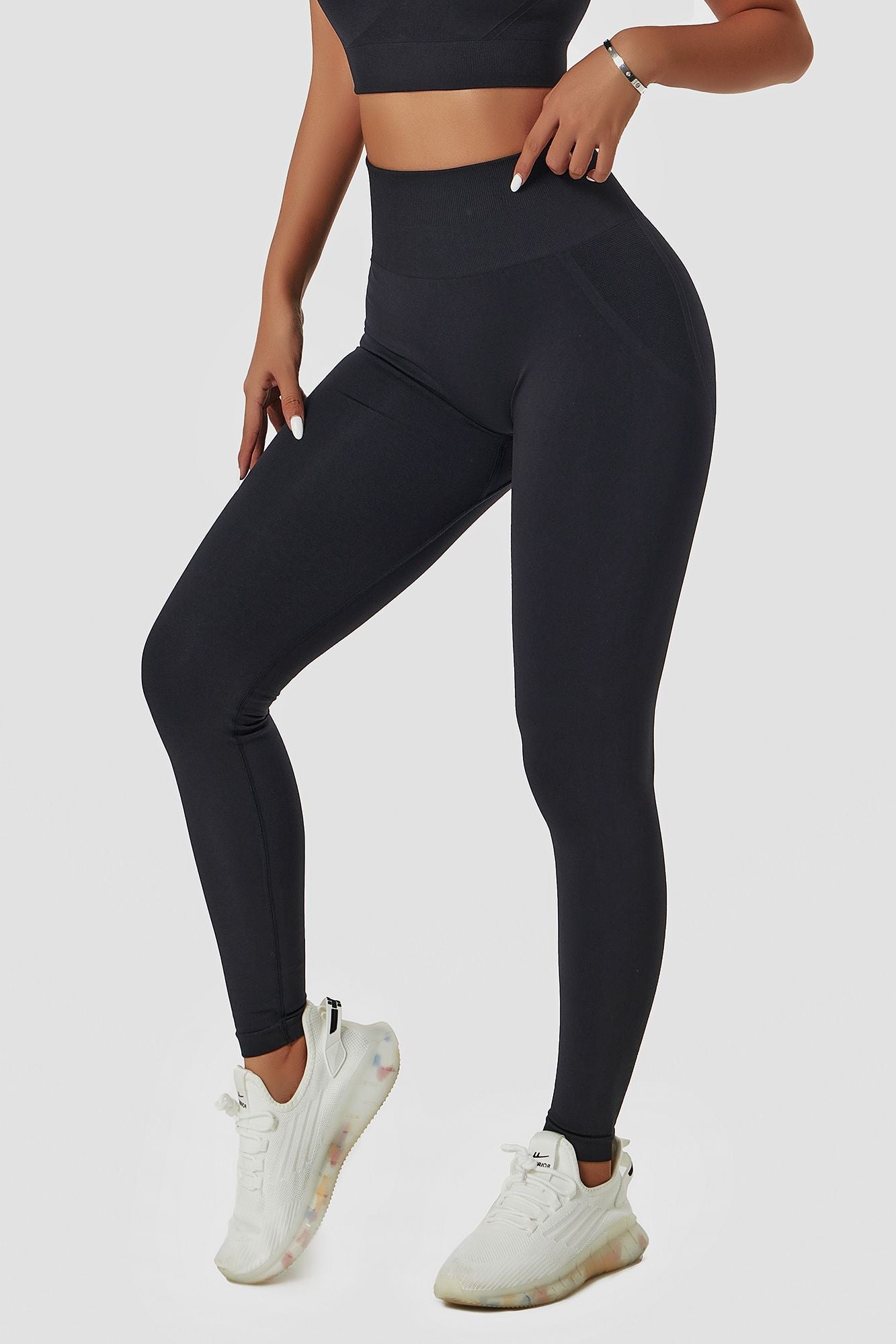 Seamless High-Rise Scrunch Butt Leggings by bornfocus