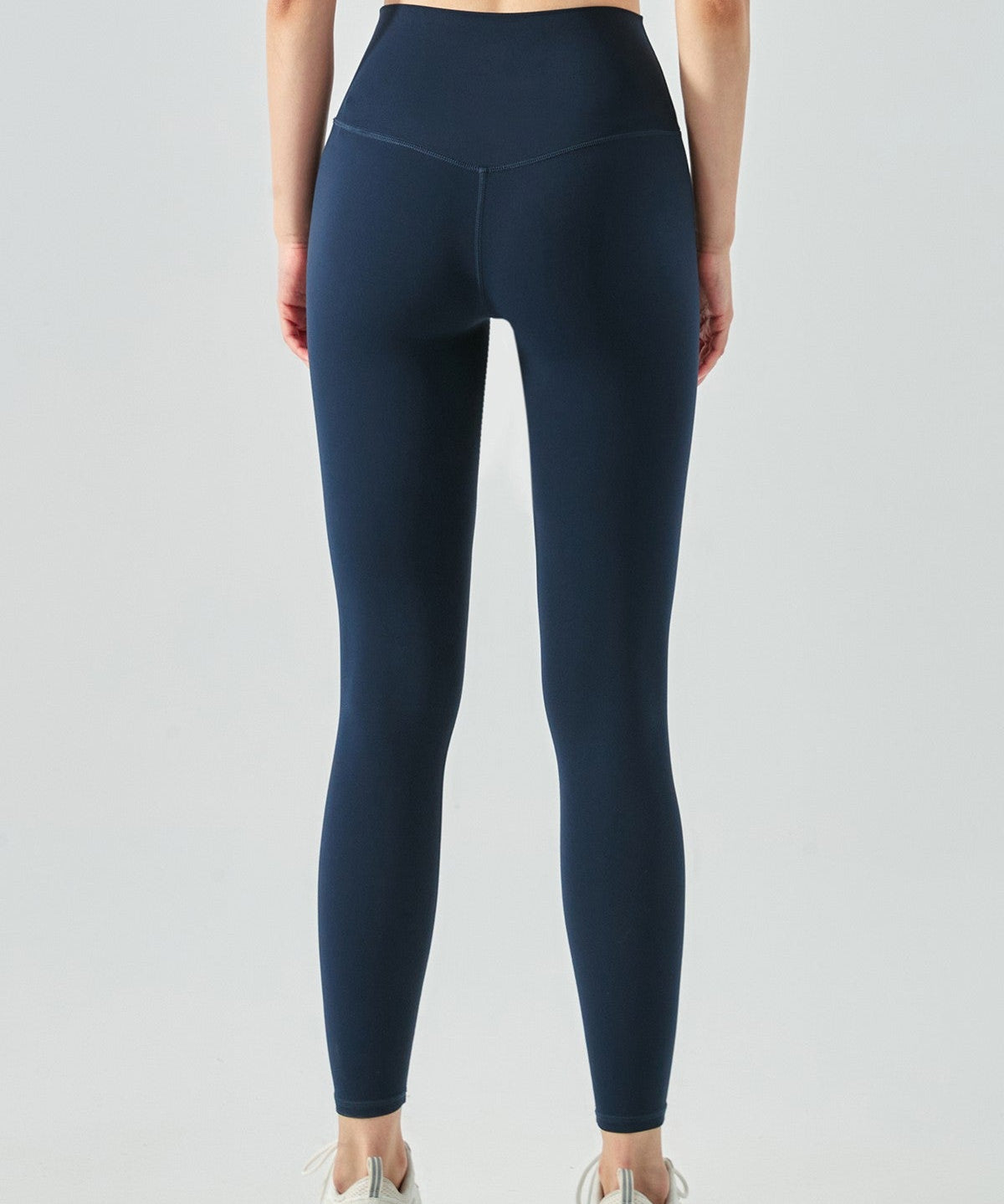 High-Rise No Front Seam Leggings by bornfocus