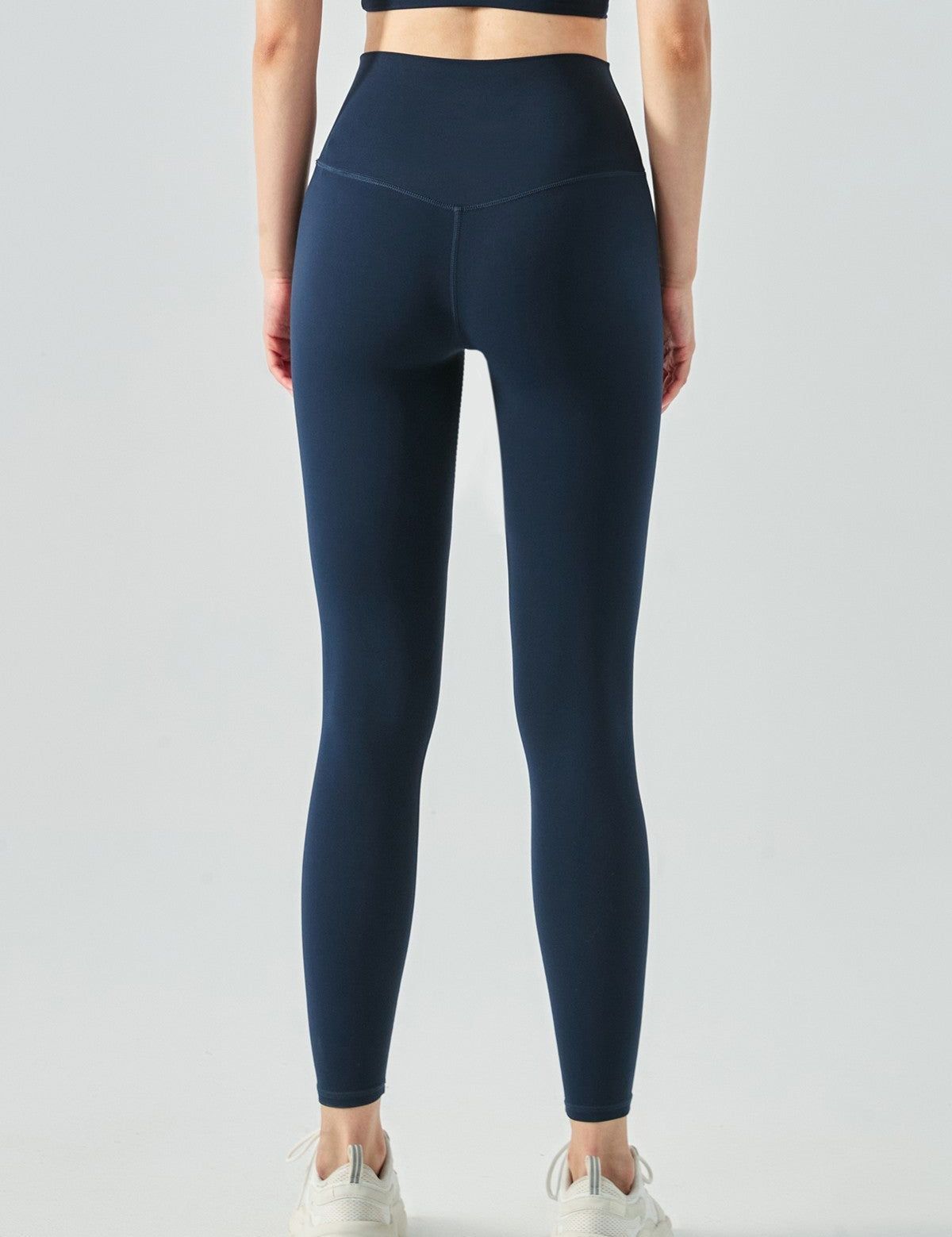 High-Rise No Front Seam Leggings by bornfocus