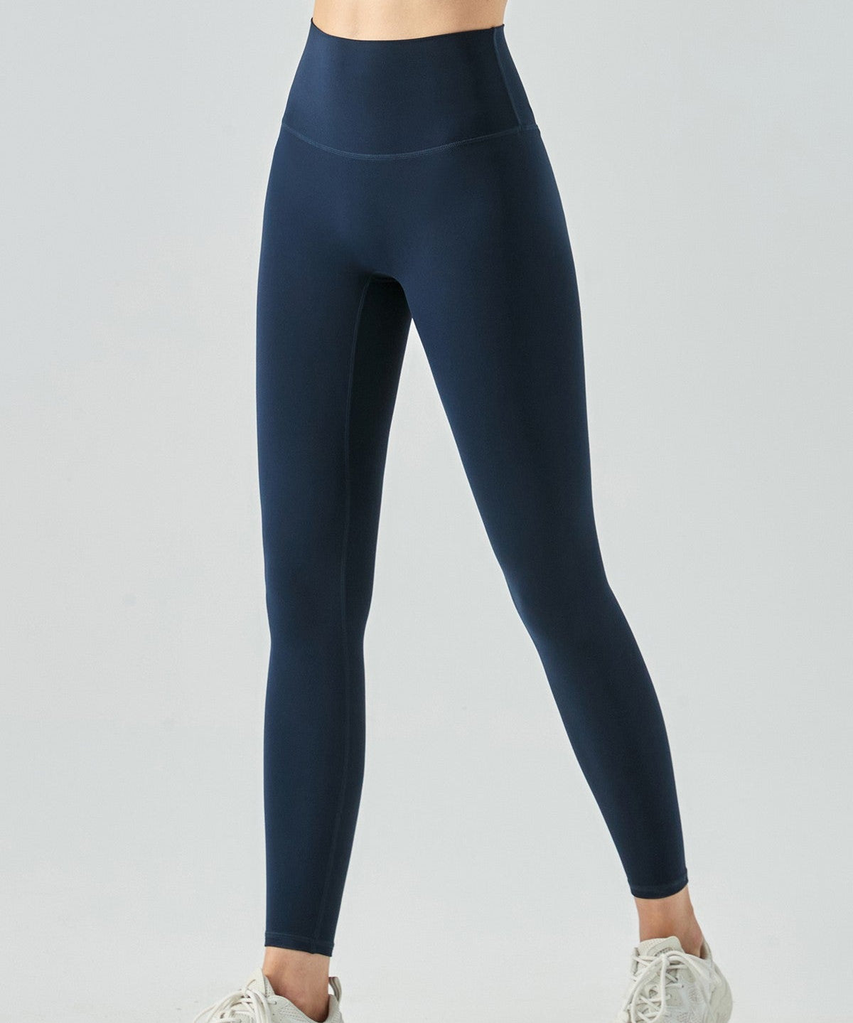 High-Rise No Front Seam Leggings by bornfocus