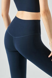 High-Rise No Front Seam Leggings by bornfocus