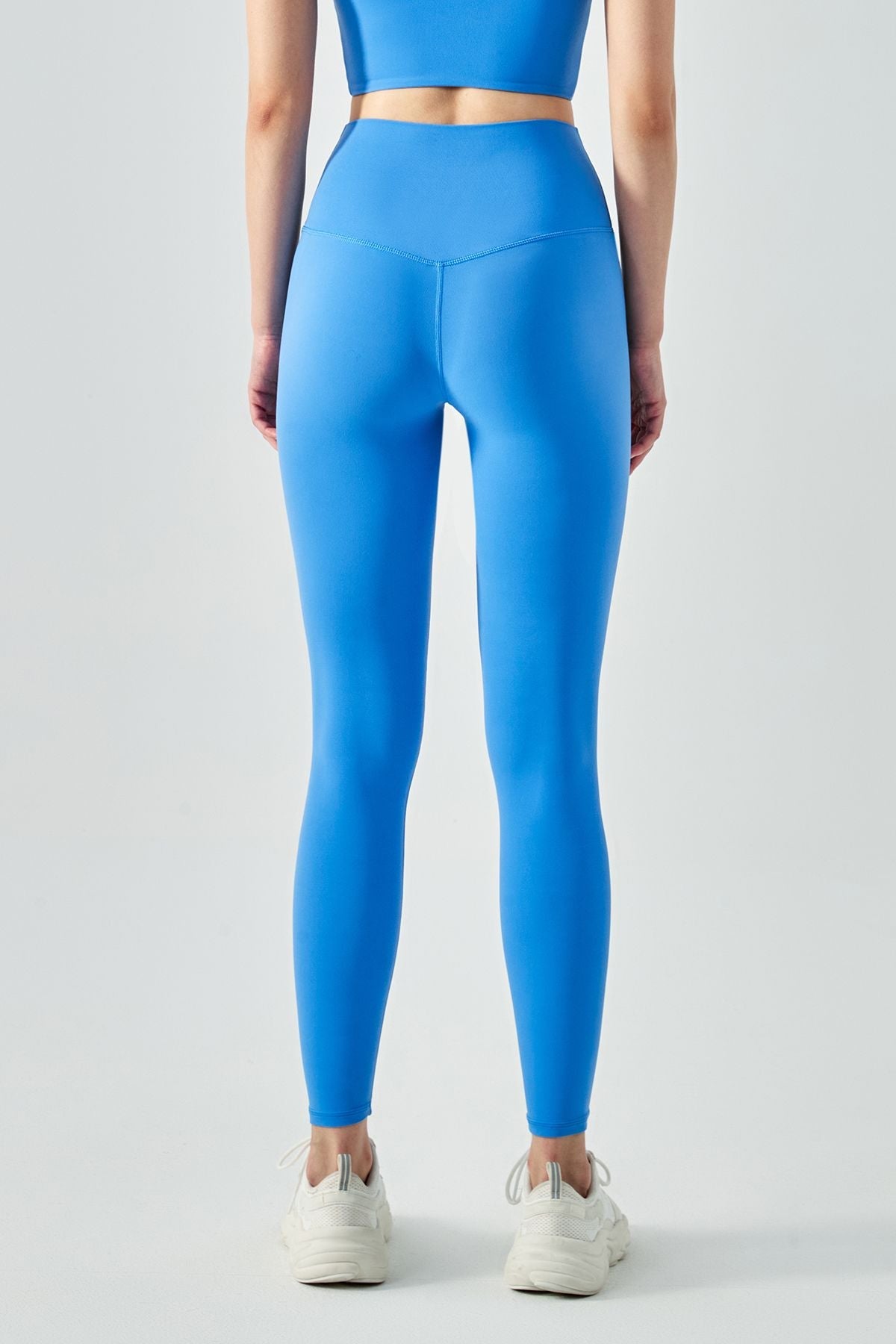 High-Rise No Front Seam Leggings by bornfocus