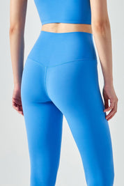 High-Rise No Front Seam Leggings by bornfocus