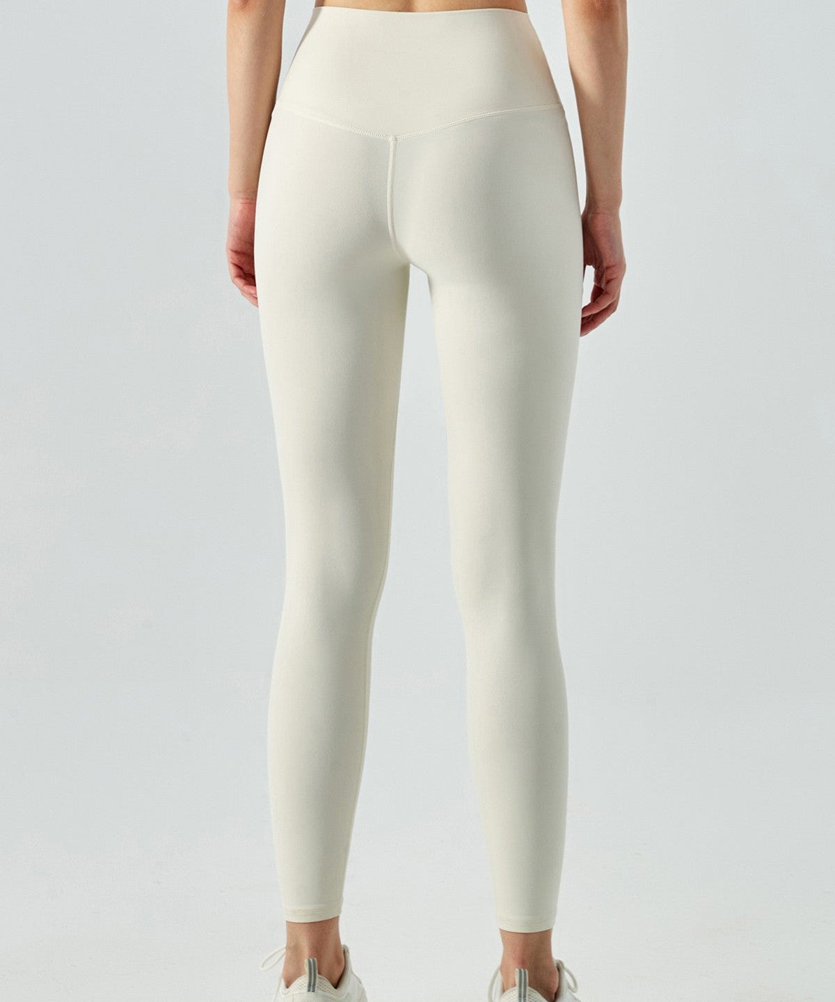 High-Rise No Front Seam Leggings by bornfocus