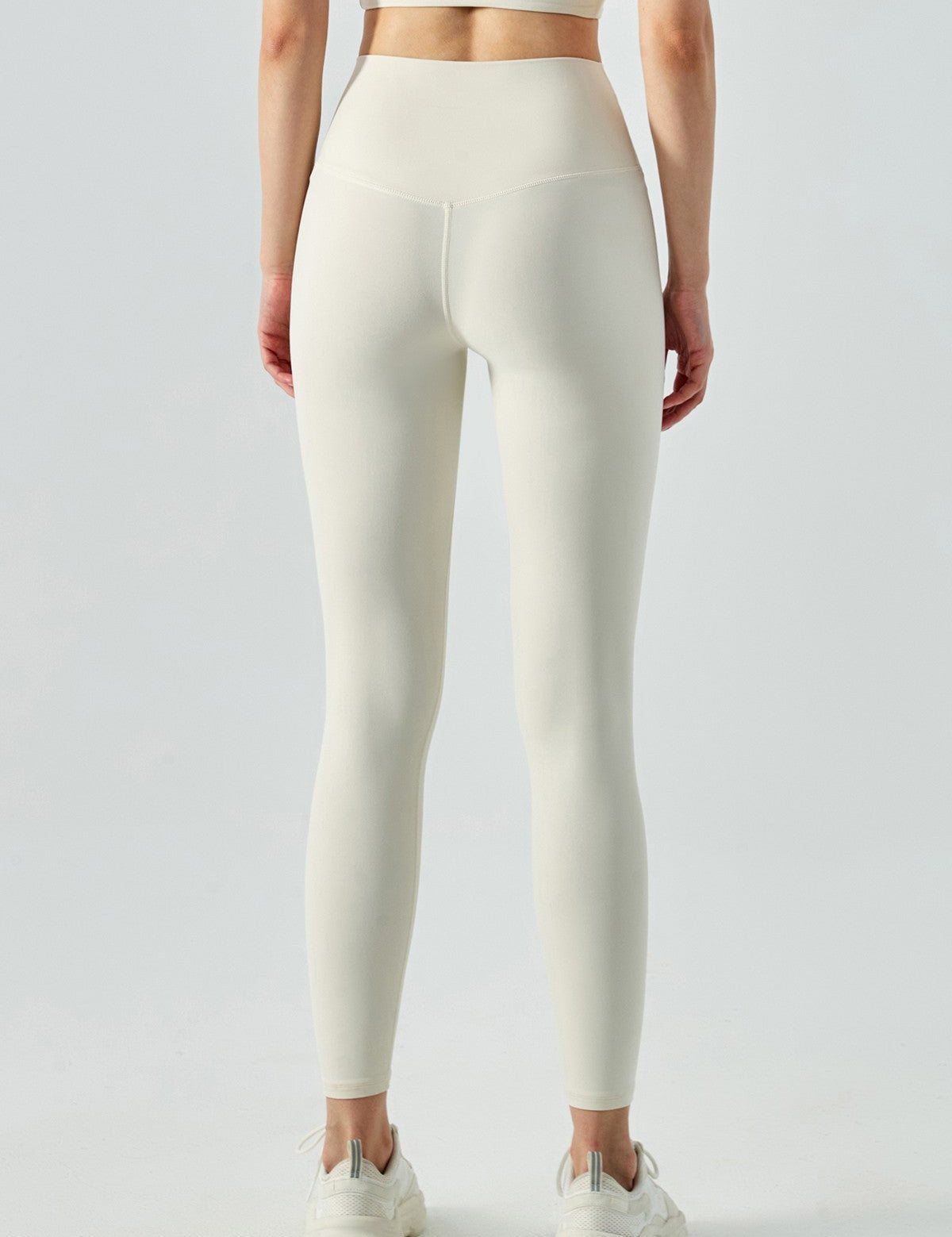 High-Rise No Front Seam Leggings by bornfocus