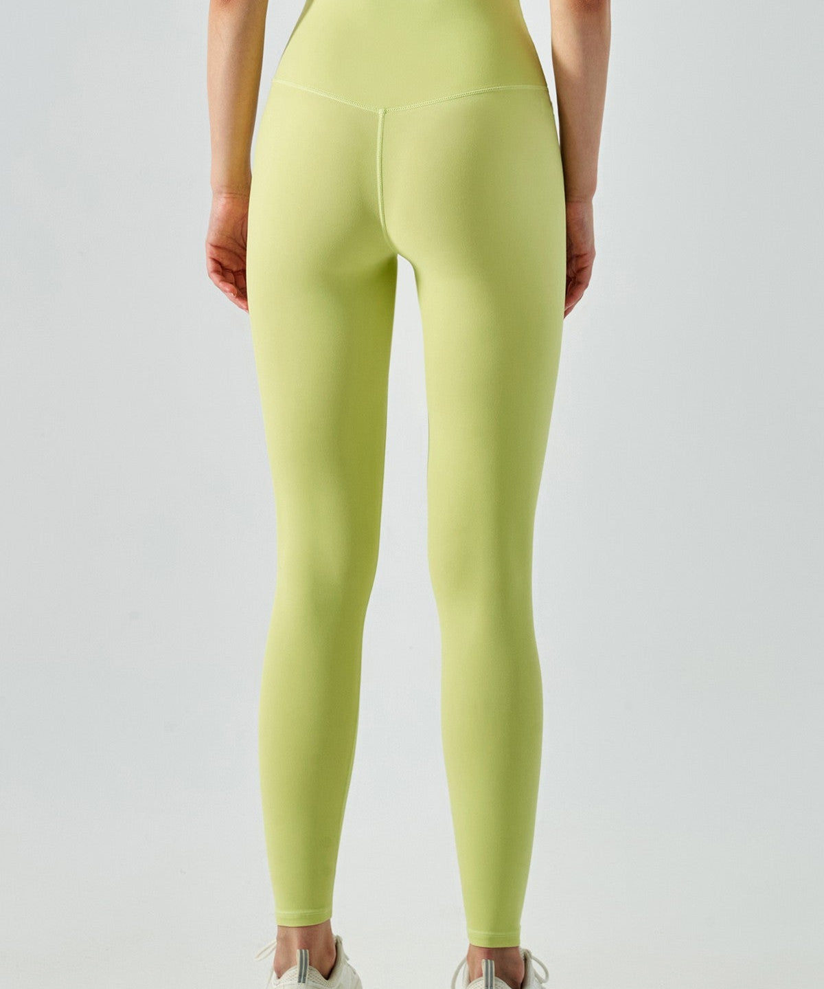 High-Rise No Front Seam Leggings by bornfocus