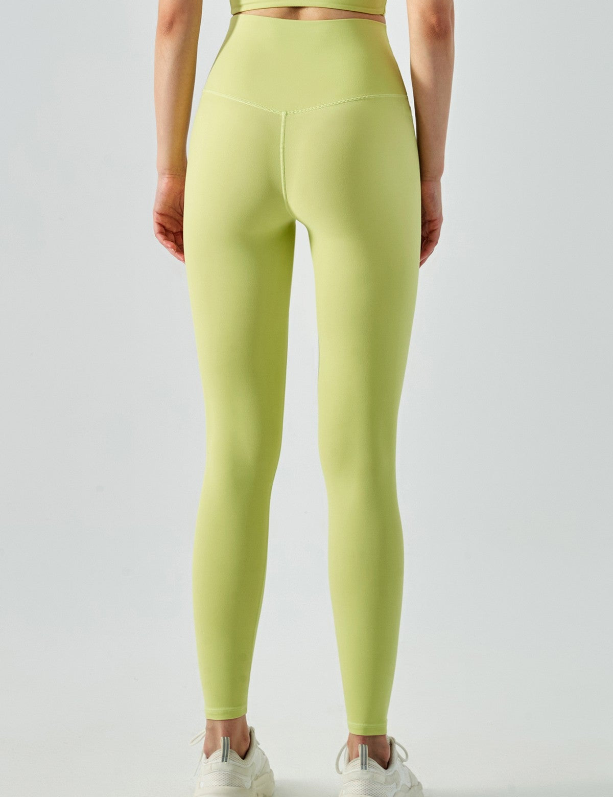 High-Rise No Front Seam Leggings by bornfocus