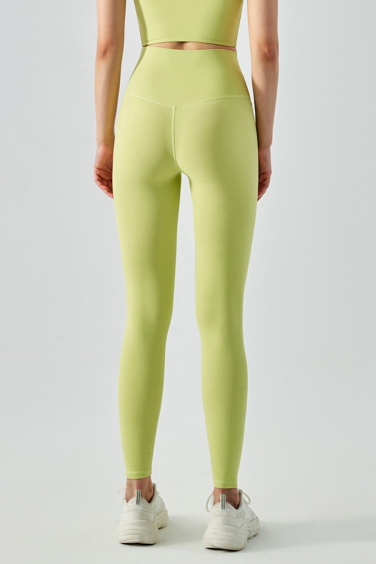 High-Rise No Front Seam Leggings by bornfocus