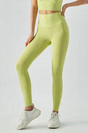 High-Rise No Front Seam Leggings by bornfocus