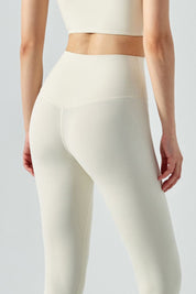 High-Rise No Front Seam Leggings by bornfocus