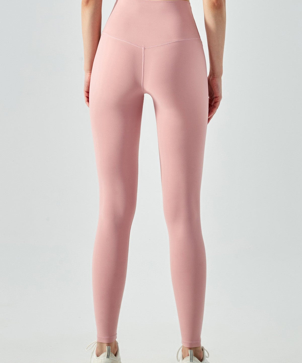 High-Rise No Front Seam Leggings by bornfocus