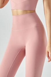 High-Rise No Front Seam Leggings by bornfocus