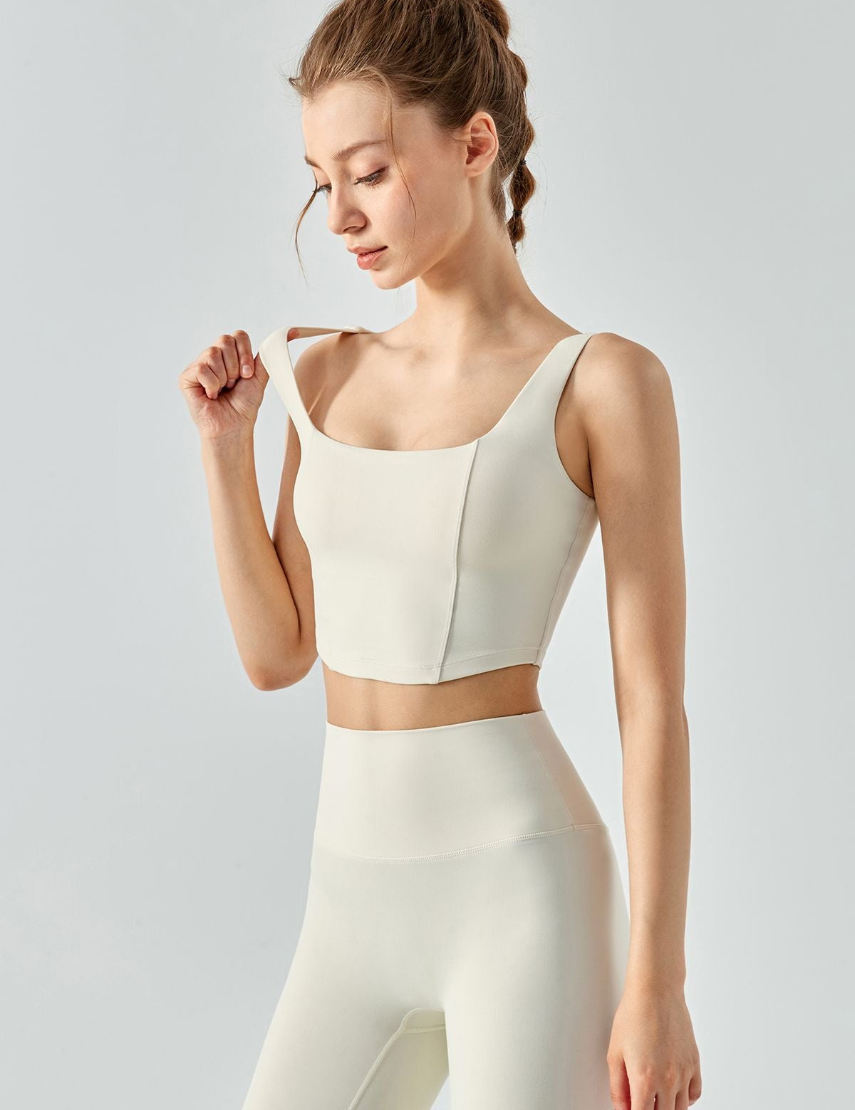 Seamed Crop Corset Top by bornfocus