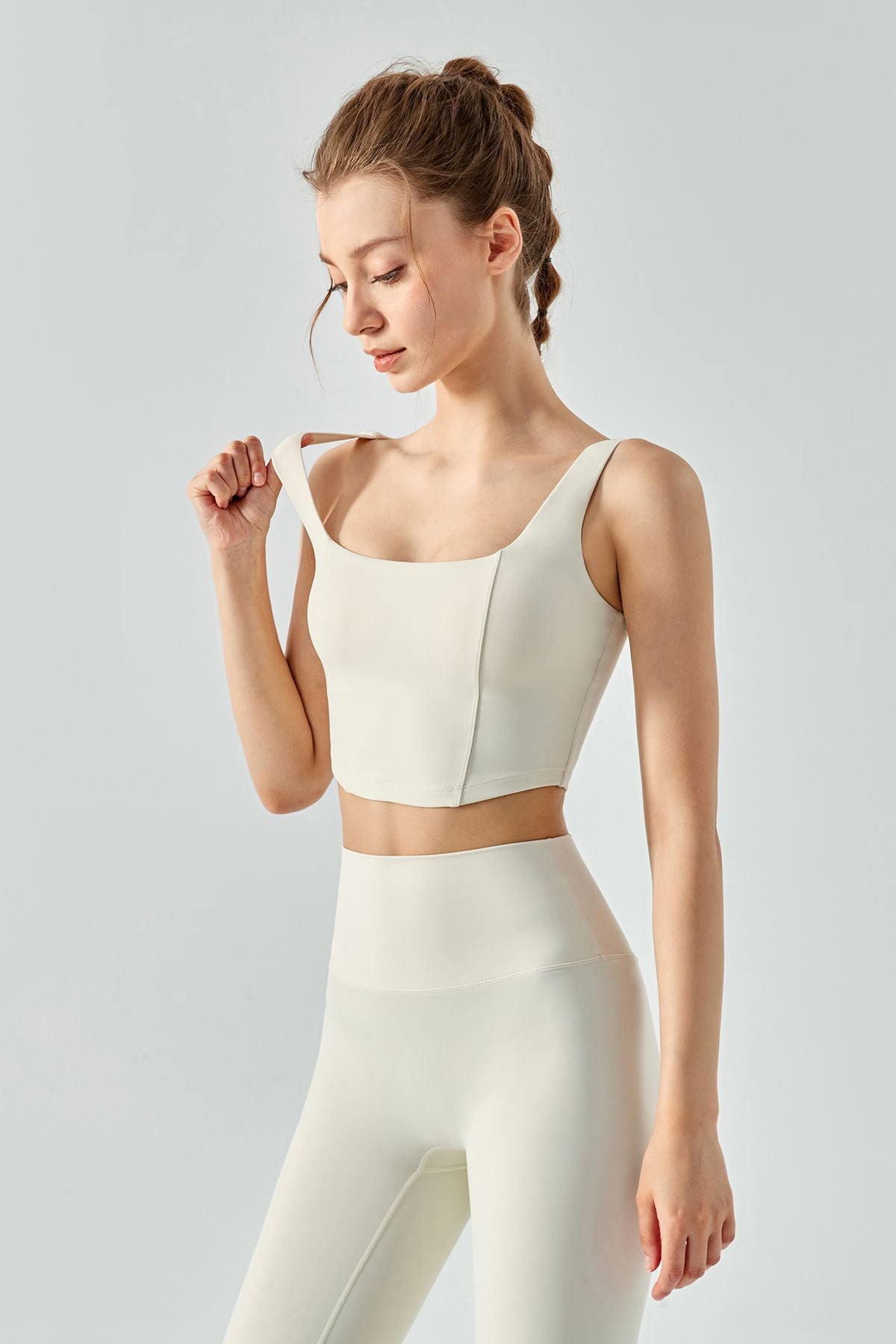 Seamed Crop Corset Top by bornfocus