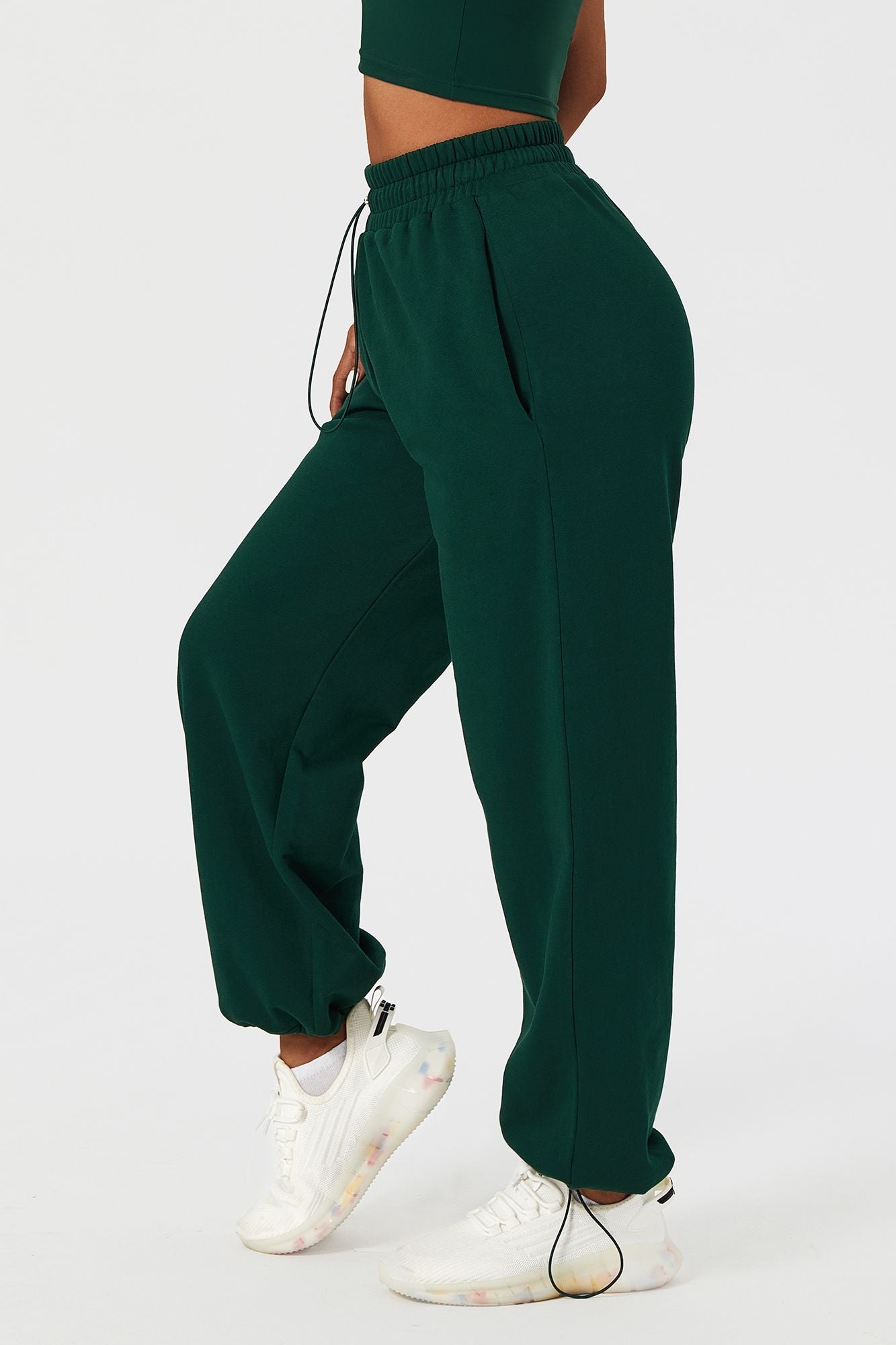 Sweatpants with Adjustable Drawstring by bornfocus