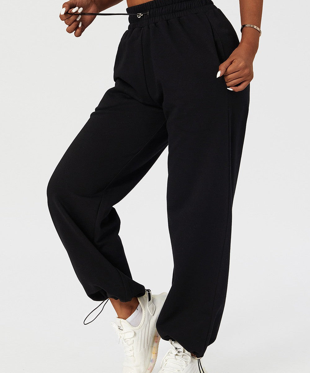 Sweatpants with Adjustable Drawstring by bornfocus