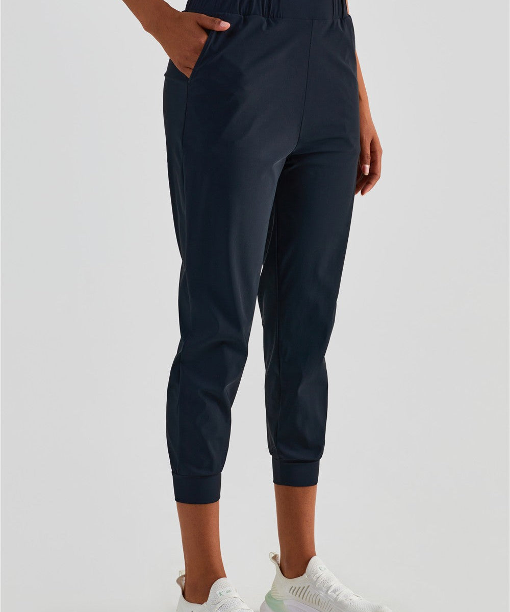 UPF 50+ Tapered Crop Pants with Pockets by bornfocus