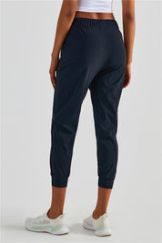 UPF 50+ Tapered Crop Pants with Pockets by bornfocus