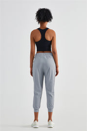 UPF 50+ Tapered Crop Pants with Pockets by bornfocus