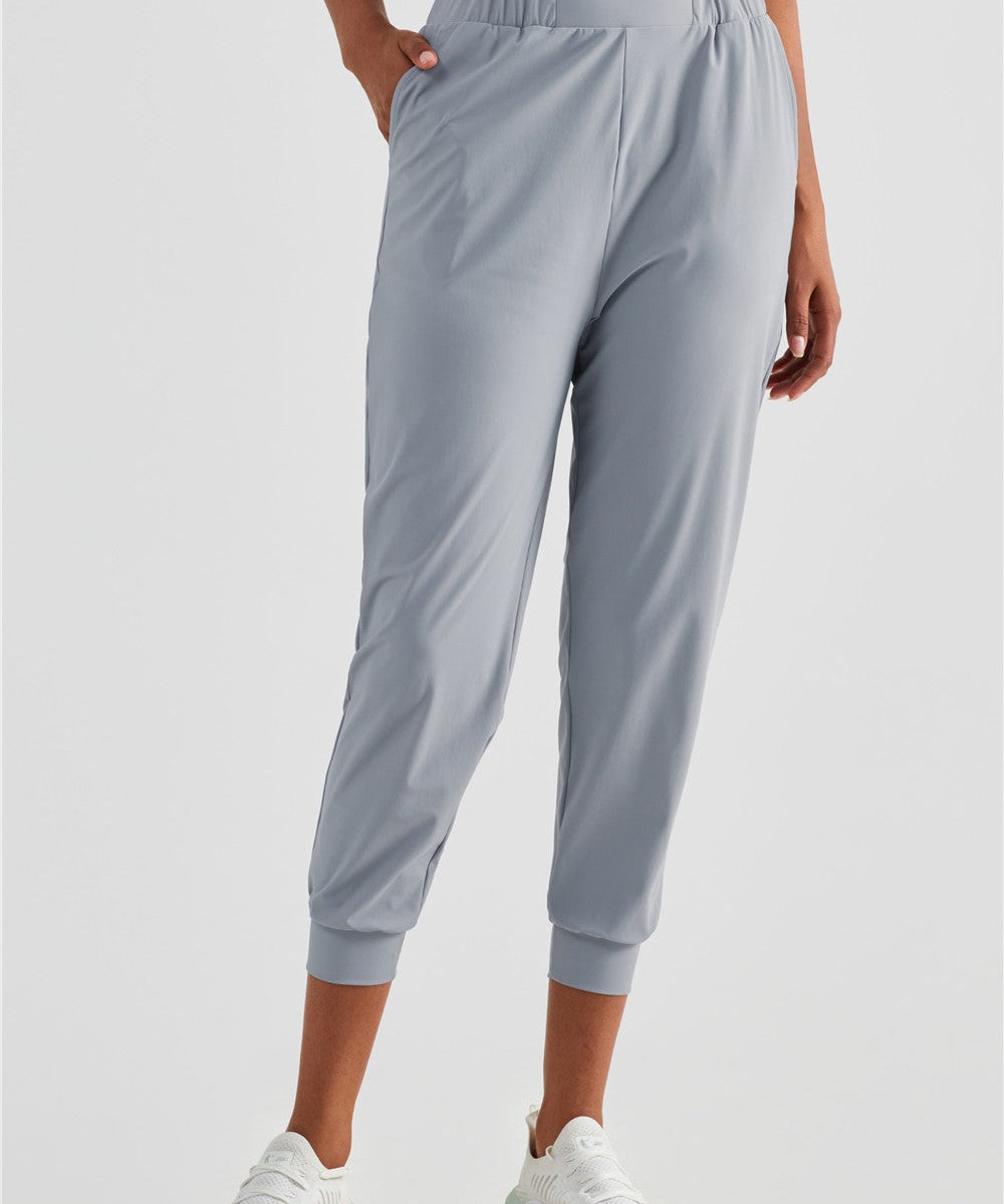 UPF 50+ Tapered Crop Pants with Pockets by bornfocus