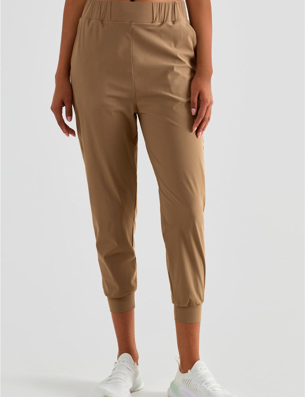 UPF 50+ Tapered Crop Pants with Pockets by bornfocus