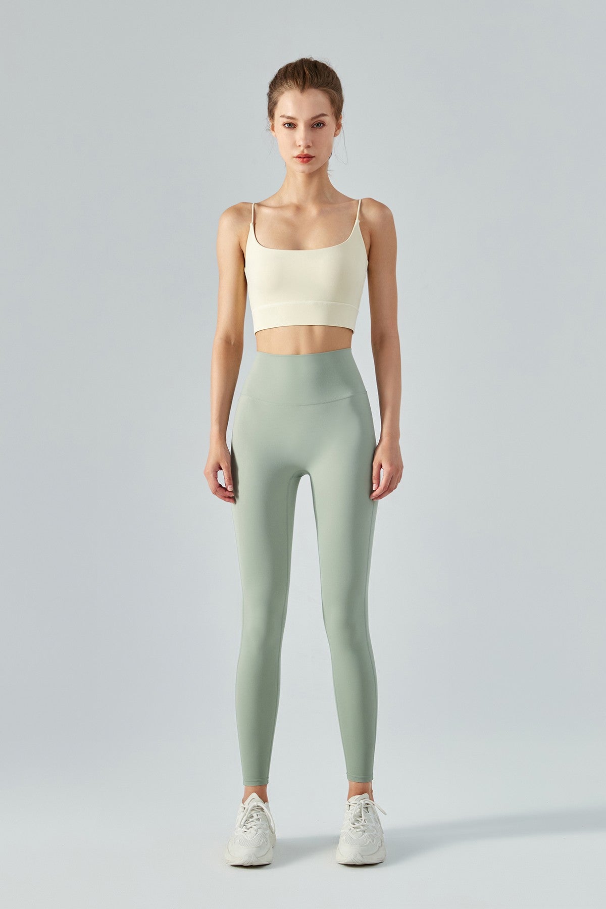 Thin Strap Open Back Sports Bra Cami by bornfocus