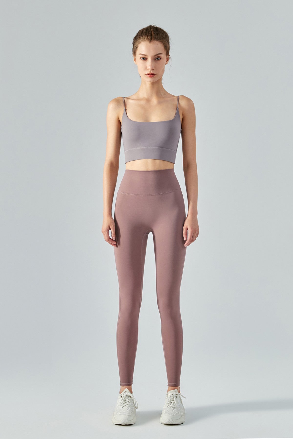 Thin Strap Open Back Sports Bra Cami by bornfocus
