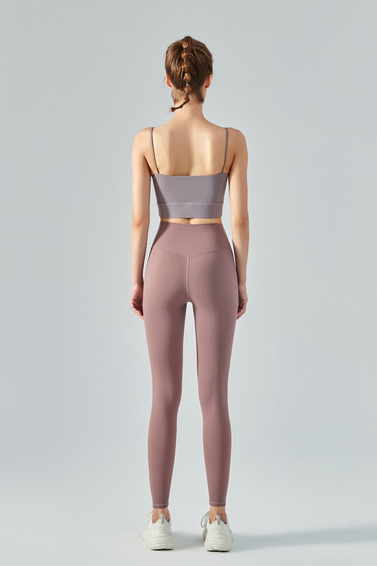 Thin Strap Open Back Sports Bra Cami by bornfocus