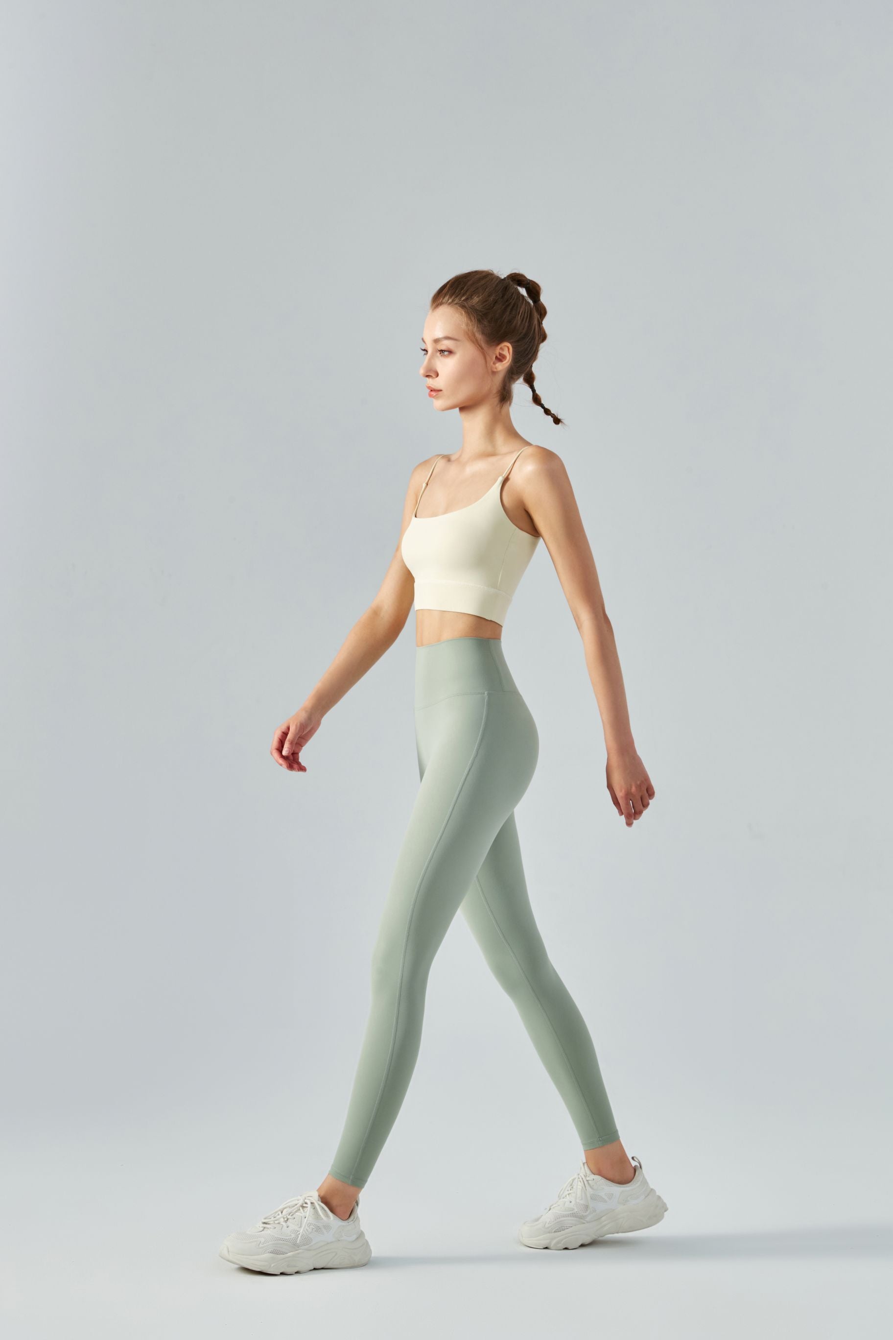 Thin Strap Open Back Sports Bra Cami by bornfocus